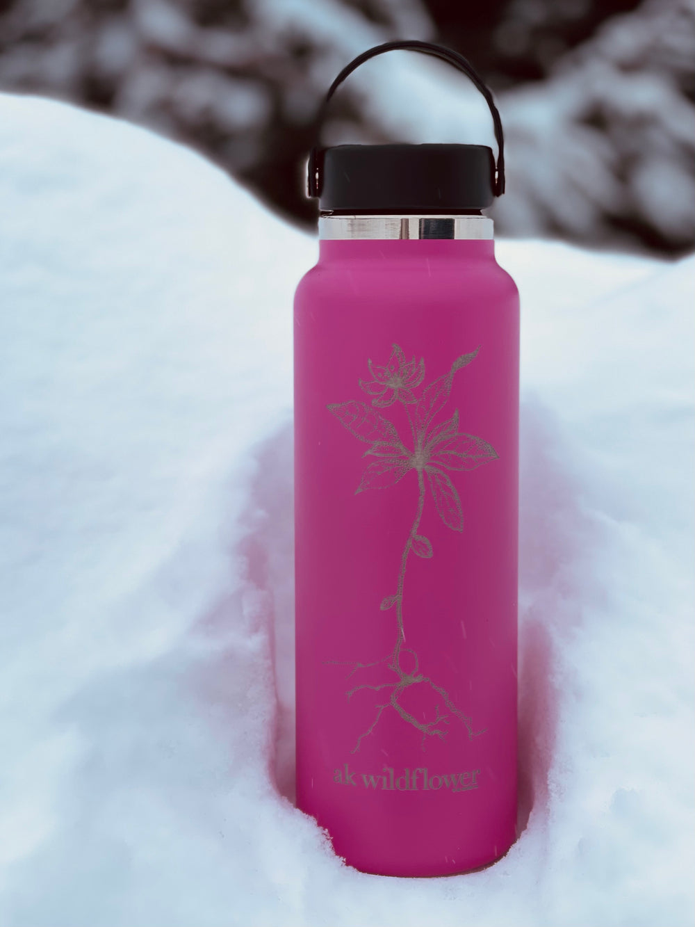 Mussel Shell AK Wildflower 40oz Hydroflask