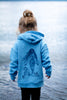 Forgetmenot Blue AK Mermaid Children's Zipped Hoody