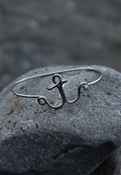 Anchor Bike Spoke Bracelet