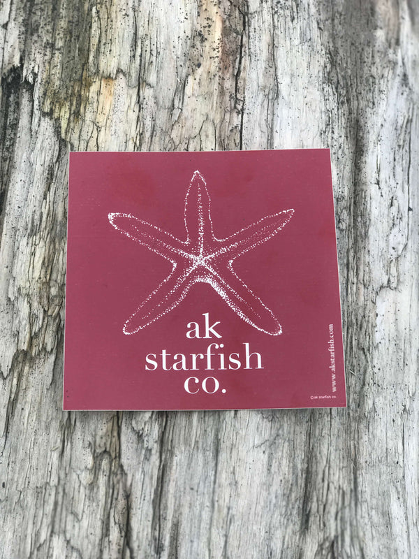 Cranberry AK Starfish Co. Sticker $6.00