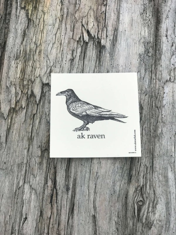 Cream AK Raven Sticker $6.00