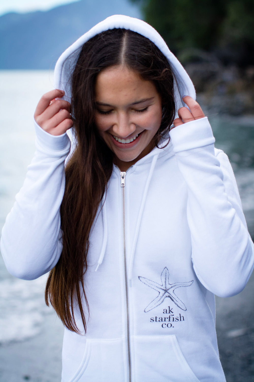 Snow AK Starfish Co. 50/50 Zipped Hoody