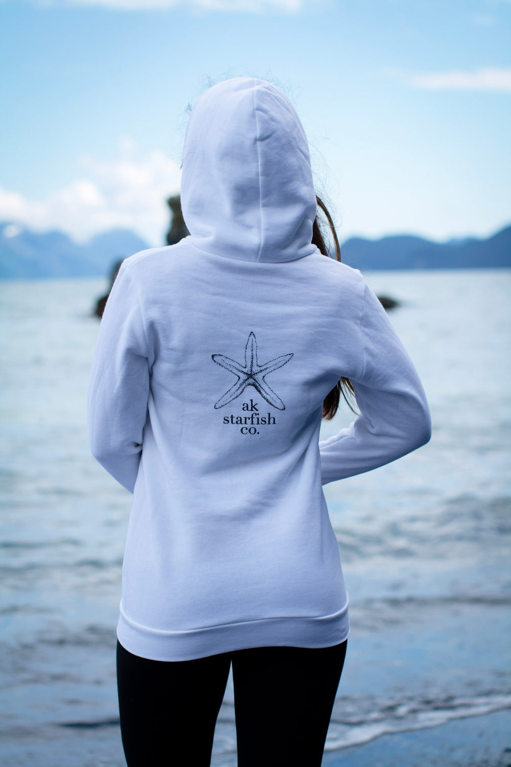 Snow AK Starfish Co. 50/50 Zipped Hoody