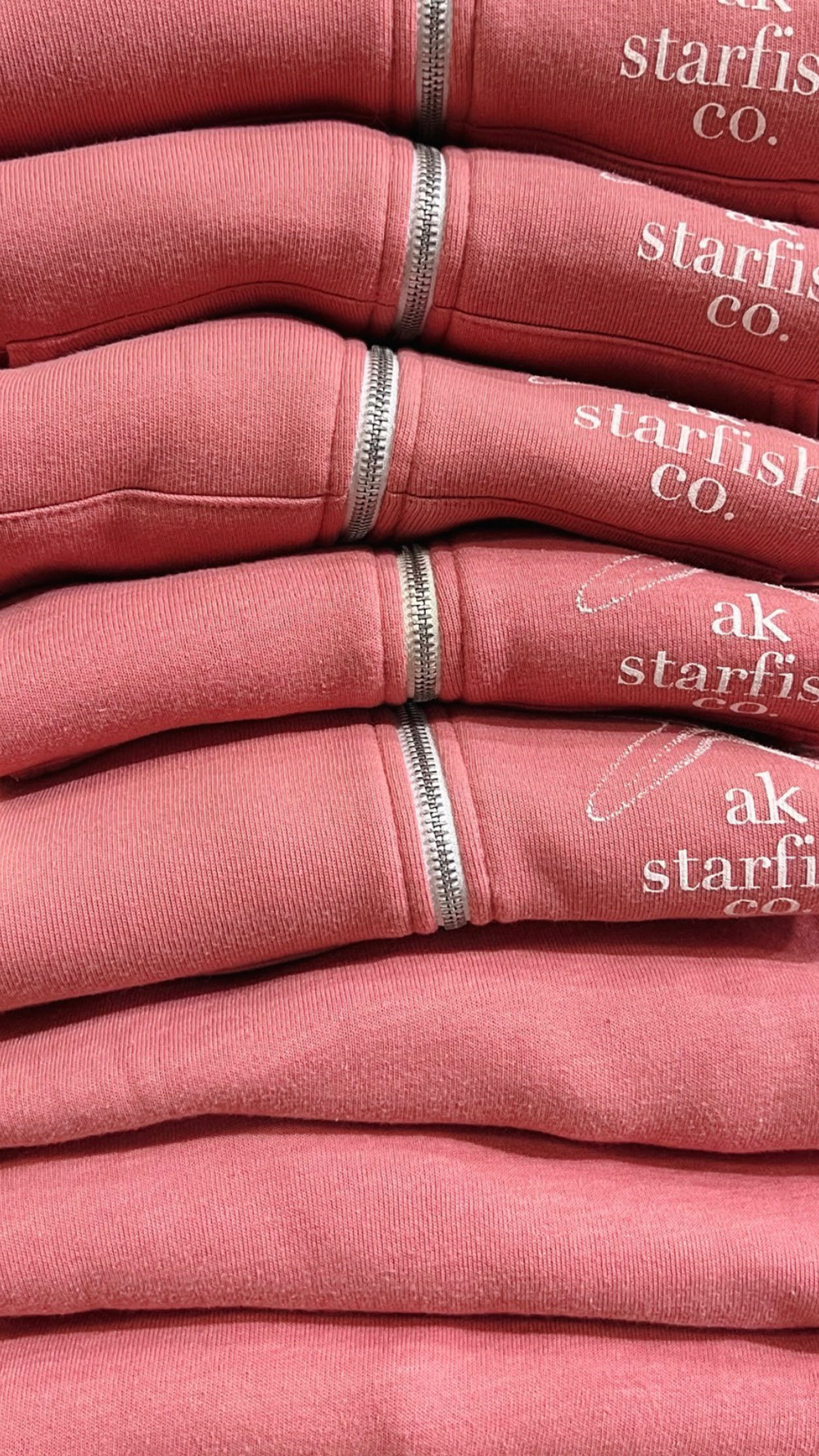 AK Starfish Co. Winter Pink Triblend Crewneck