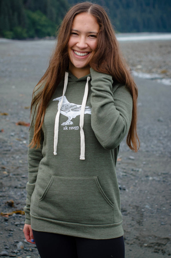 Seaweed AK Raven Triblend Pullover Hoody