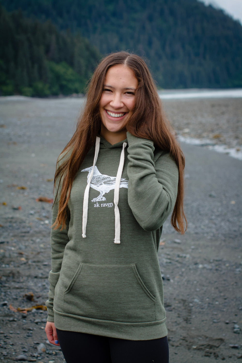 Seaweed AK Raven Triblend Pullover Hoody