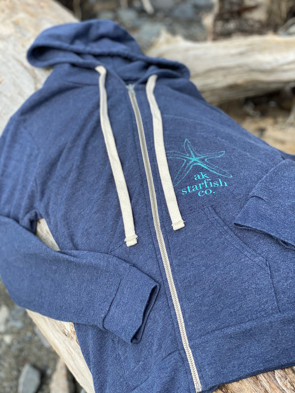 High Tide AK Starfish Co. French Terry Zipped Hoody