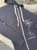 Moonlight AK Wildflower French Terry Zipped Hoody $73.00