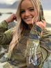 Camo AK Wild Salmon Triblend Light Weight Pullover