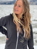 Black AK Starfish Co. 50/50 Zipped Hoody $73.00