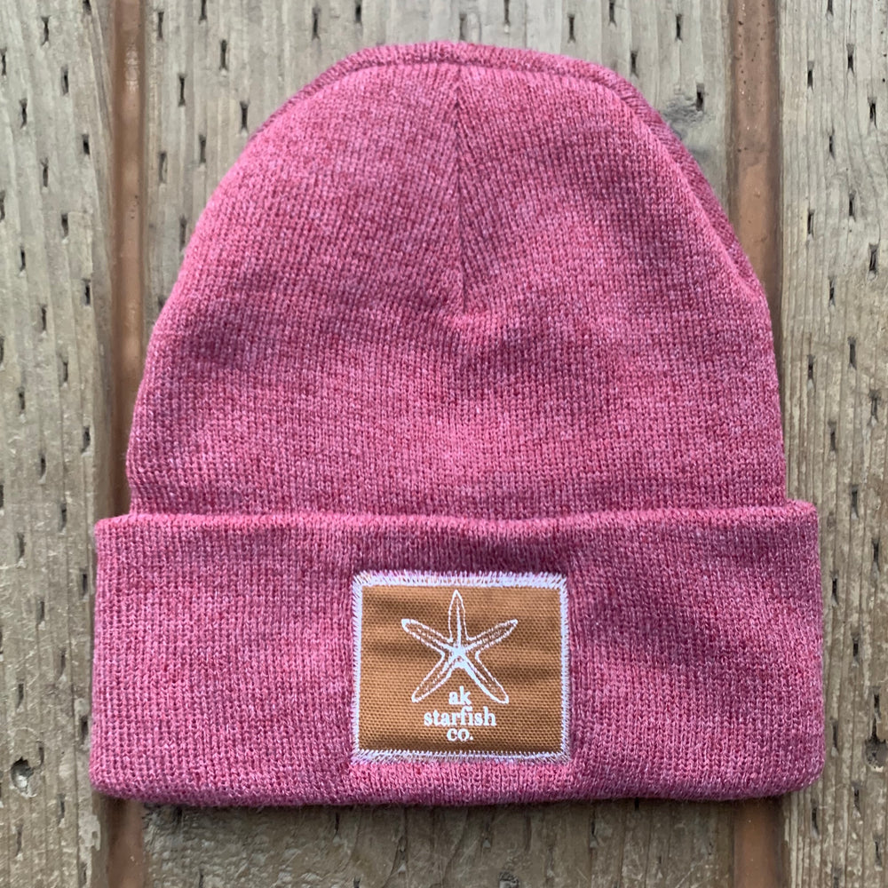 Beach Rose AK Starfish Co. Patch Beanie $38.00