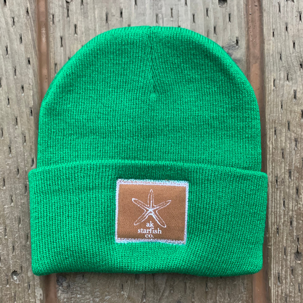 Beach Grass AK Starfish Co. Patch Beanie $38.00