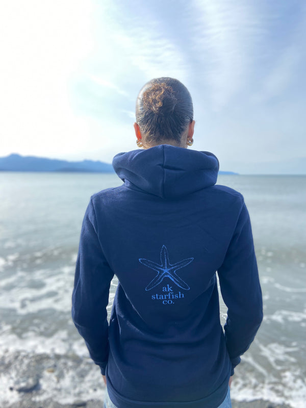 Ocean AK Starfish Co. 50/50 Zipped Hoody