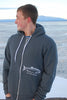 Ocean Gray AK Wild Salmon 50/50 Zipped Hoody
