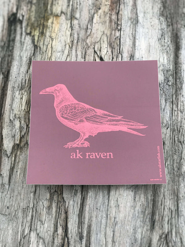 Rosehip AK Raven Sticker $6.00