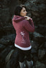 Beach Rose AK Wildflower Triblend Zipped Hoody