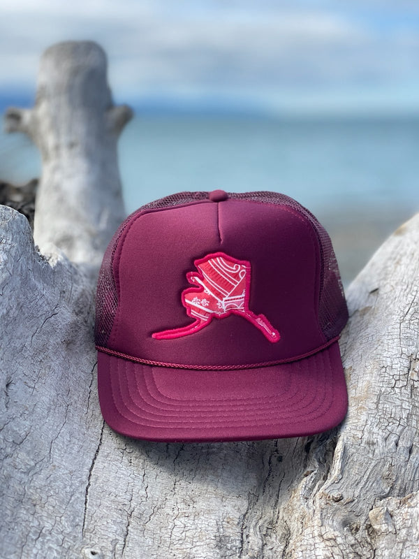 Harvest Alaska Map Trucker Hat